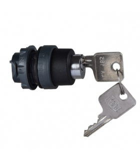 Harmony XB5 Główka przełącznika z kluczem, Wciśnięcie i obrót, Okrągła, Plastikowa, 22 mm, ZB5AFDA Schneider Electric