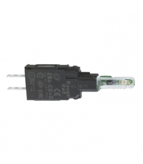 Harmony XB6 Wskaźnik świetlny biały 230…240V LED standardowy Faston, ZB6EM1B Schneider Electric