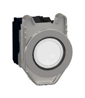Płaski Biały Nak Podśw Przycisk Led 230, XB4FWCUST01 Schneider Electric