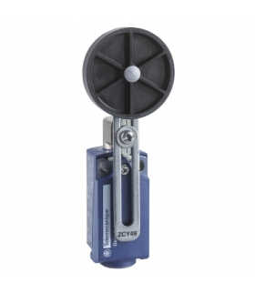 OsiSense XC Łącznik krańcowy z regulowaną dźwignią i rolką Ø50 1NC+1NO dławik ISO M16x1.5, XCKP2149P16 Schneider Electric