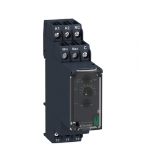 Zelio Control Przekaźnik kontroli poziomu, 5/100 KΩ, styk 1C/O 8A, RM22LG11MR Schneider Electric