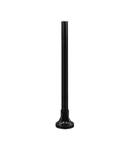 Harmony XVB Aluminiowa rura wspornicza z plastikową płytą mocującą czarna, XVBZ04 Schneider Electric