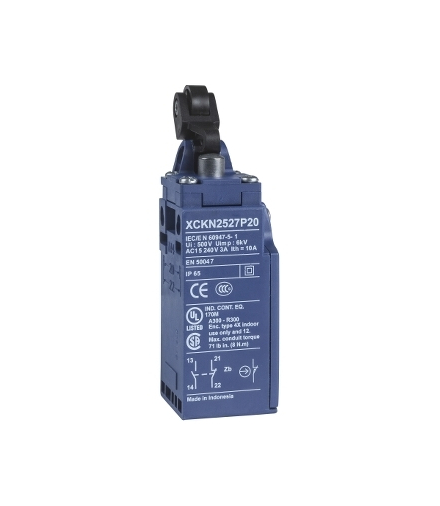 OsiSense XC Łącznik krańcowy trzpień z dźwignią rolkową 1NC+1NO dławik Pg11, XCKN2127G11 Schneider Electric
