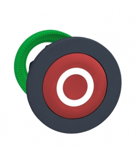 Płaski Czerwony Nakłprzycisk Główk, ZB5FA432 Schneider Electric