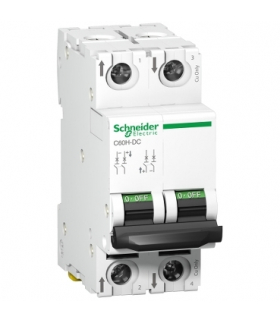 Wyłącznik nadprądowy Acti9 C60H-DC-C1-2 C 1A 2-biegunowy, A9N61521 Schneider Electric