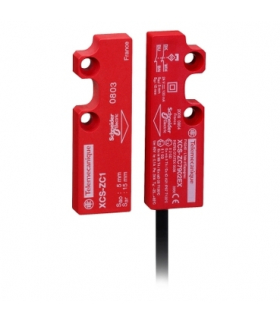 Przełącznik z magnesem kodowanym XCSDMC ATEX 1 NC1 NO przesunięte działanie styków przewód 30 m, XCSDMC59030EX Schneider Electri