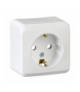 Prima Gniazdo pojedyncze SCHUKO biały Schneider WDE001080