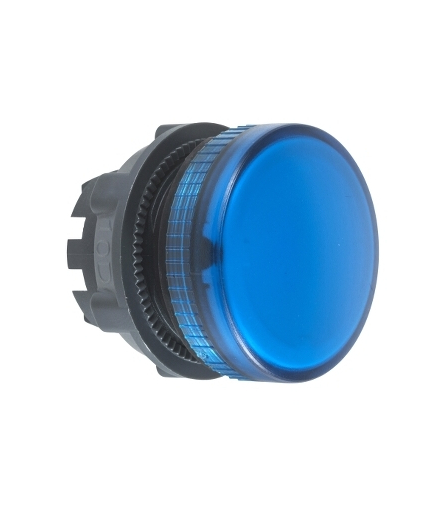 Harmony XB5 Głowka lampki sygnalizacyjnej niebieska LED plastikowa, ZB5AV063 Schneider Electric