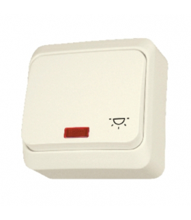 Prima Przycisk "światło" z podświetleniem beż Schneider WDE001116