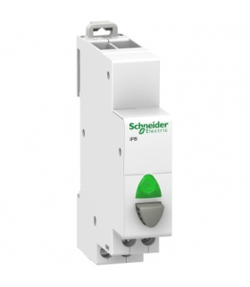 Przycisk pojedynczy z lampką (z samopowrotem) Acti9 iPB-20-10-I 20A 1NO 110-230 VAC, A9E18036 Schneider Electric