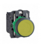 Harmony XB5 Przycisk płaski żółty, plastikowy, XB5AA51 Schneider Electric