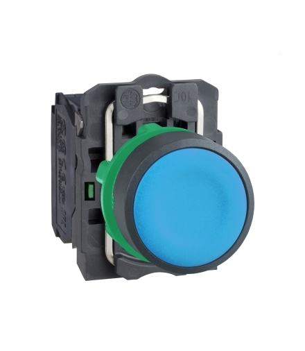 Harmony XB5 Przycisk płaski niebieski, plastikowy, XB5AA61 Schneider Electric