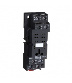 Zelio Relay Gniazdo RPZ, 250V, styki mieszane 2C/O 16A, zaciski śrubowe, RPZF2 Schneider Electric