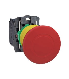 Harmony XB5 Przycisk stop awaryjnyØ40 czerwony plastikowy, XB5AT842 Schneider Electric