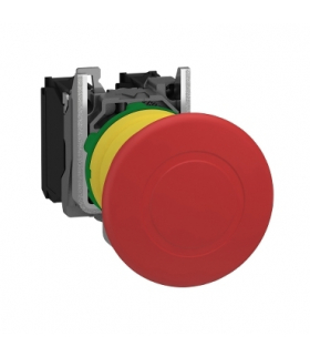Harmony XB5 Przycisk stop awaryjny Ø40 czerwony plastikowy, XB5AT845 Schneider Electric