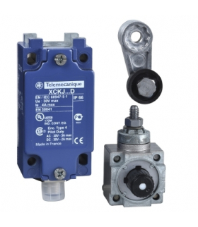 OsiSense XC Łącznik krańcowy z dźwignią rolkową 1NC+1NO konektor M12, XCKJ10514D Schneider Electric
