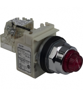 Harmony 9001K Lampka podświetlająca typu PUSH/TEST, szklana kolorowa nasadka, 9001KT1R31 Schneider Electric