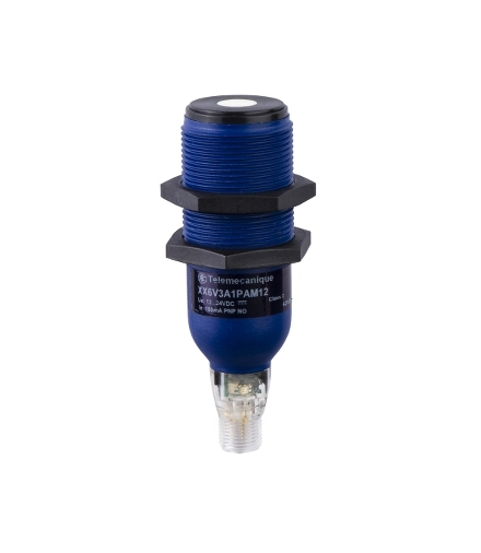 OsiSense XX Czujnik ultradzźwiękowy cylindryczny M30 Sn 1 m 4..20 mA M12 konektor, XX9V3A1C2M12 Schneider Electric