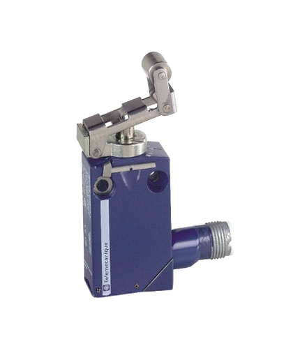 OsiSense XC Łącznik krańcowy z łamaną stalową dżwignią rolkową 1 styk C/O konektor M12, XCMD2124M12 Schneider Electric