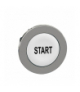 Płaski Biały Cap Przycisk Głow.Cza Start, ZB4FA133 Schneider Electric