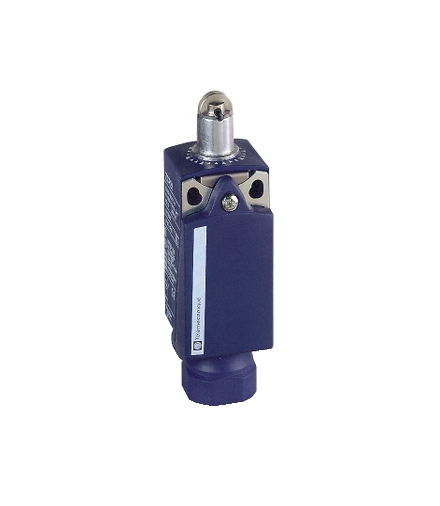 OsiSense XC Łącznik krańcowy trzpień z rolką stalową 1NC+1NO dławik PF 1/2, XCKP2102N12 Schneider Electric