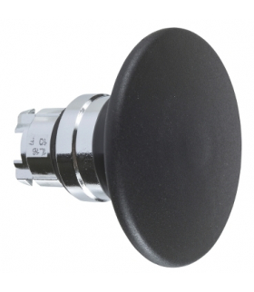 Harmony XB4 Główka przycisku grzybkowego z samczynnym powrotem Ø60 czarna metalowa, ZB4BR2 Schneider Electric