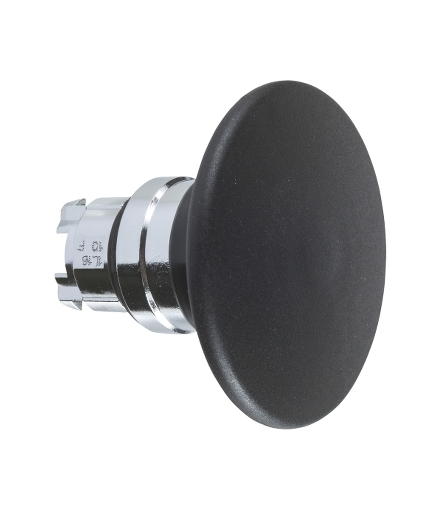 Harmony XB4 Główka przycisku grzybkowego z samczynnym powrotem Ø60 czarna metalowa, ZB4BR2 Schneider Electric