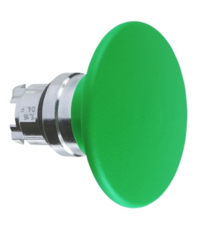 Harmony XB4 Główka przycisku grzybkowego z samczynnym powrotem Ø60 zielona metalowa, ZB4BR3 Schneider Electric