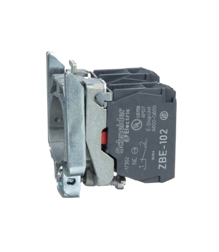 Harmony XB4 Korpus mocujący, styk 2N/C, zacisk śrubowy, ZB4BZ104 Schneider Electric