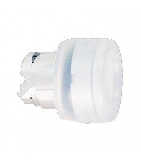 Harmony XB4 Główka przycisku okapturzonego wystającego z samoczynnym powrotem biała metalowa, ZB4BP1 Schneider Electric