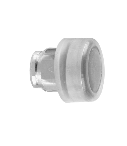 Harmony XB4 Główka przycisku okapturzonego wystającego z samoczynnym powrotem czarna metalowa, ZB4BP2 Schneider Electric