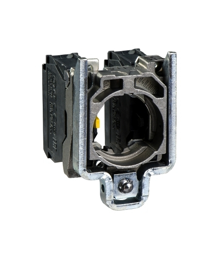 Harmony XB4 Zestaw korpus oraz styki, 1 NO + 1 NC, Metalowy, Zaciski śrubowe, ZB4BZ106 Schneider Electric