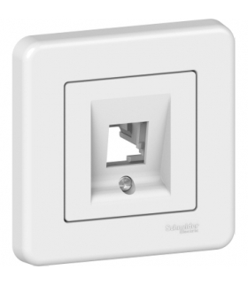 Leona Płytka centralna RJ45, biały Schneider LNA4301121