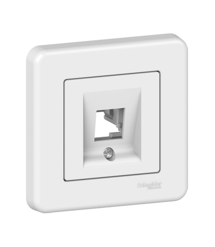 Leona Płytka centralna RJ45, biały Schneider LNA4301121