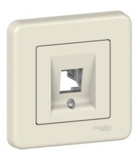 Leona Płytka centralna RJ45, kremowy Schneider LNA4301123