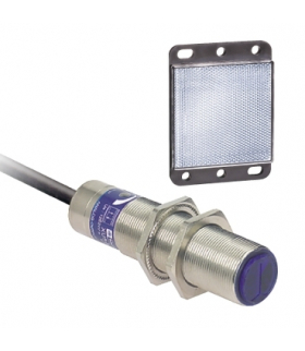 OsiSense XU Czujnik fotoelektryczny M18 1NO, 24…240V AC/DC, kabel 2m, XU9M18MA230 Schneider Electric