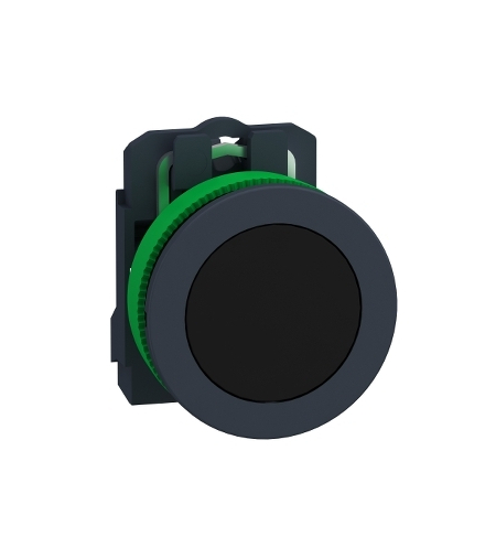 Harmony XB5 Przycisk zlicowany plastik czarny Ø30 samoczynny powrót nieoznaczony 1 NO, XB5FA21 Schneider Electric