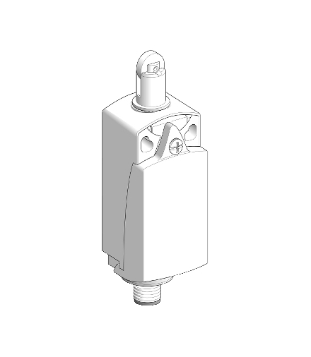 OsiSense XC Łącznik krańcowy trzpień z rolką stalową 1NC+1NO dławik ISO M12x1.5, XCKP2102M12 Schneider Electric