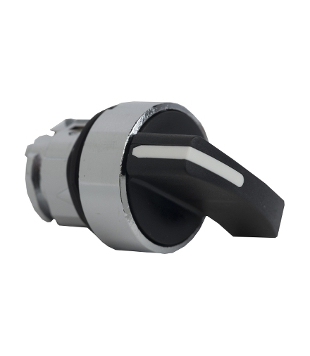 Harmony XB4 Główka przełącznika 2 pozycyjnego z długim piórem czarna metalowa, ZB4BJ2 Schneider Electric