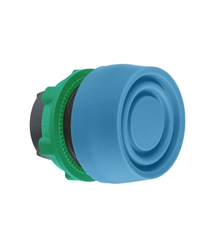 Harmony XB5 Przycisk kryty Ø22 niebieski samopowrotny bez podświetlenia okrągły plastikowy, ZB5AP6S Schneider Electric