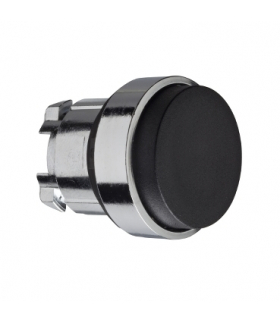 Harmony XB4 Główka przycisku wystającego z samoczynnym powrotem czarna metalowa, ZB4BL2 Schneider Electric