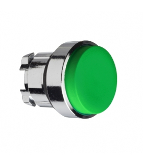 Harmony XB4 Główka przycisku wystającego z samoczynnym powrotem zielona metalowa, ZB4BL3 Schneider Electric