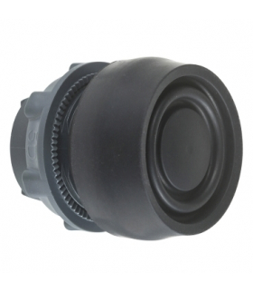 Harmony XB5 Napęd przycisku okapturzony Ø22 czarny samopowrotny okrągły plastikowy, ZB5AP2S Schneider Electric