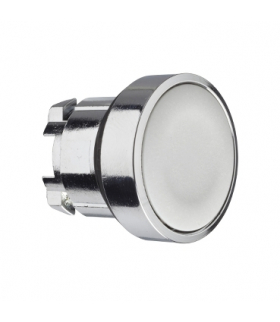 Harmony XB4 Główka przycisku płaskiego metalowego, szara bez oznaczenia, ZB4BA8 Schneider Electric