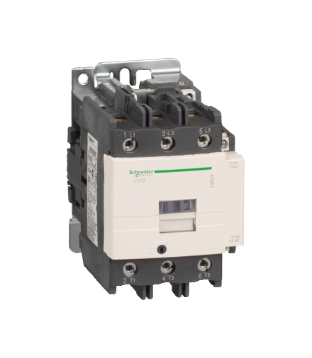 Stycznik mocy TeSys D AC3 95A 3P 1NO 1NC cewka 24VAC zaciski skrzynkowe, LC1D95B7 Schneider Electric