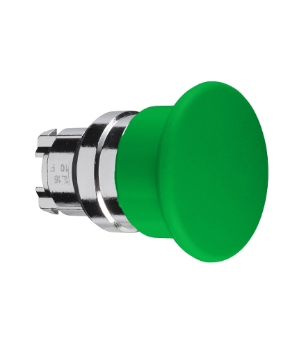 Harmony XB4 Główka przycisku grzybkowego Ø40 zielony z samoczynnym powrotem metalowy, ZB4BC3 Schneider Electric