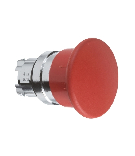 Harmony XB4 Główka przycisku grzybkowego Ø40 czerwony z samoczynnym powrotem metalowy, ZB4BC4 Schneider Electric
