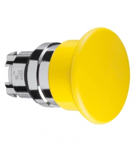 Harmony XB4 Główka przycisku grzybkowego Ø40 żółty z samoczynnym powrotem metalowy, ZB4BC5 Schneider Electric