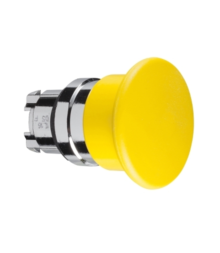 Harmony XB4 Główka przycisku grzybkowego Ø40 żółty z samoczynnym powrotem metalowy, ZB4BC5 Schneider Electric