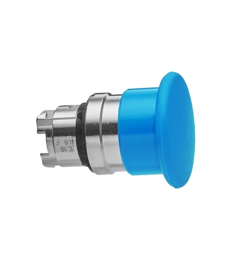 Harmony XB4 Napęd przycisku grzybkowego Ø40 niebieski samopowrotny metalowy, ZB4BC6 Schneider Electric